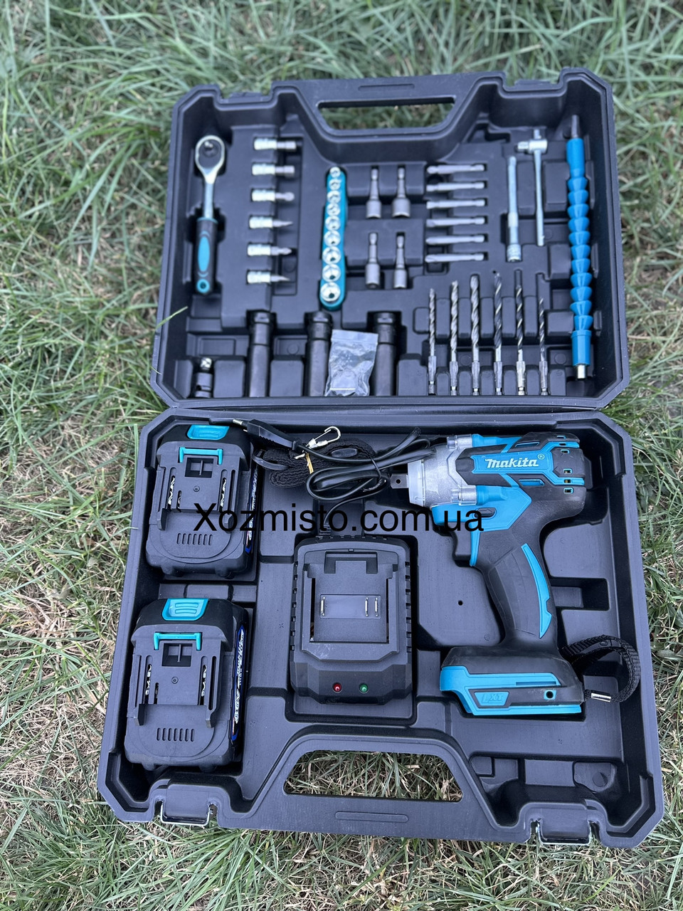 Акумуляторний гайковерт Makita DTW301 (36V, 4AH) з набором інструментів. АКБ гайковерт Макіта