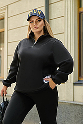 Жіночий спортивний костюм із блискавкою - модний і зручний комплект для повсякденного носіння