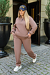 Жіночий спортивний костюм із блискавкою - модний і зручний комплект для повсякденного носіння, фото 4