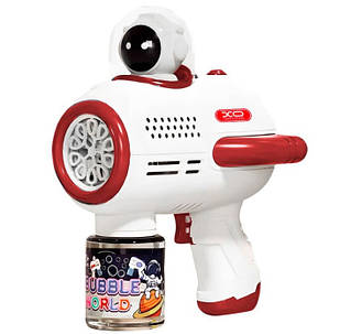 Пістолет для мильних бульбашок XO V03 Astronaut, червоний