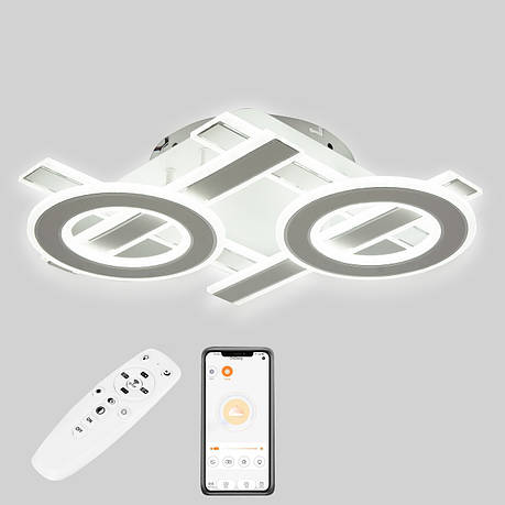 Стельова LED люстра, світлодіодний світильник Sunlight 6075/500, фото 1