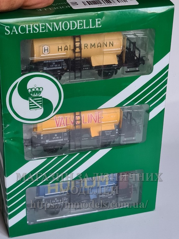 Комплект з 3-х вагонів, масштабу 1:87, H0 Sachsenmodelle  14108, фото 1