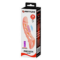 Насадка на пеніс із вібро PRETTY LOVE Harrison SLEEVE