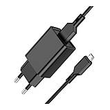 Мережевий Зарядний Пристрій Borofone BA68A Micro 1USB 2.1A Колір Чорний, фото 7