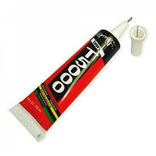 Клей білий силіконовий T5000 для ремонту, 15ml у тюбику з дозатором