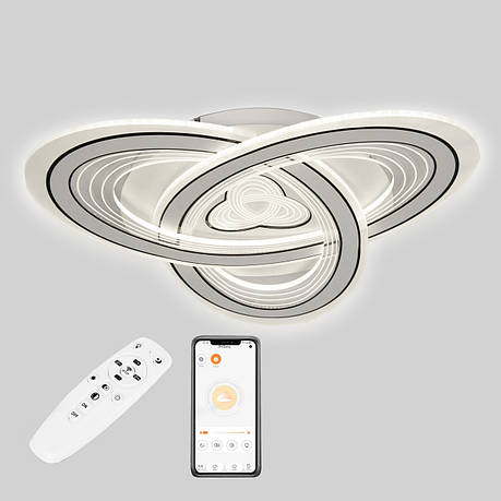 Стельова LED люстра, світлодіодний світильник Sunlight 6080/500, фото 1