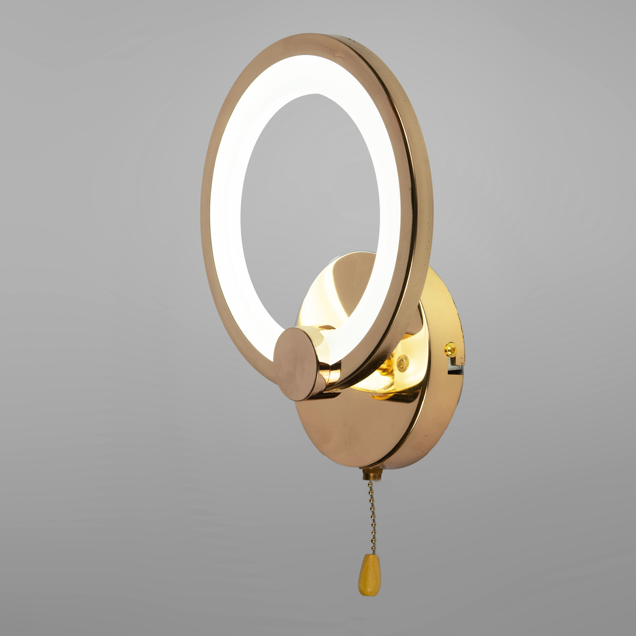 Світильник світлодіодний настінний, LED бра Sunlight золотий 5332/1W