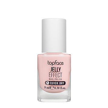 Лак для нігтів topface Jelly Effect Nail Polish швидковисихаючий № 04 Рожевий френч (PT110)