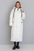 Стильне зимове жіноче пальто Сандра, р-ри 44-62, фото 4