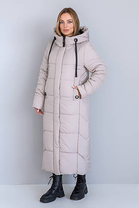 Стильне зимове жіноче пальто Сандра, р-ри 44-62, фото 1