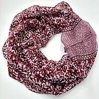 Натуральний шарф снуд із м'якої віскози. Жіночий турецький баф на весну і осінь