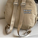 Рюкзак дівчина полотно тканина Модний новий фасон Міський рюкзак шкільної сумки для покупок опт, фото 5