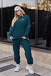 Жіночий спортивний костюм із контрастною обробкою - стильний комплект для активного відпочинку, фото 9