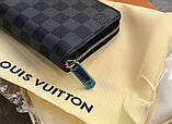 Чоловічий гаманець Louis Vuitton (60017) grey, фото 3