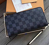 Чоловічий гаманець Louis Vuitton (60017) grey, фото 4