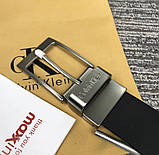 Чоловічий шкіряний ремінь в подарунковій упаковці (427), фото 3