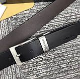 Чоловічий шкіряний ремінь в подарунковій упаковці (427), фото 4