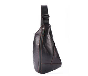 Чоловіча сумка на груди (слінг), бананка Leather Collection (374)