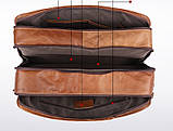 Чоловіча шкіряна сумка для ноутбука Leather Collection (9946), фото 4