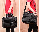Чоловіча шкіряна сумка для ноутбука Leather Collection (9946), фото 5