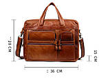 Чоловіча шкіряна сумка для ноутбука Leather Collection (9946), фото 6