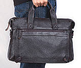 Чоловіча шкіряна горизонтальна сумка Leather Collection (9947), фото 2