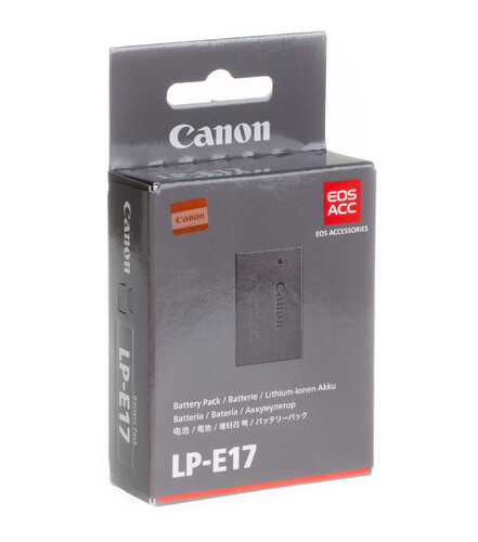 Акумулятор LP-E17 для фотоапаратів CANON EOS R100, EOS R50, EOS R8, R10, EOS RP, EOS M3, M5, M6, M6 Mark II