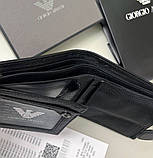 Чоловіче брендове портмоне з монетницею (2098) подарункова упаковка, фото 5