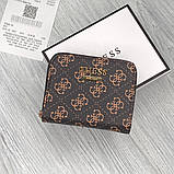 Жіночий маленький гаманець Guess (7583) brown, фото 3