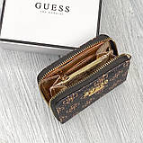 Жіночий маленький гаманець Guess (7583) brown, фото 4