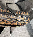 Чоловіча зручна сумка на плече Guess (7508) коричнева, фото 2