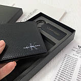Чоловіче шкіряне портмоне в подарунковій упаковці Ск (8875-2), фото 2