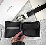 Чоловічий подарунковий набір ремінь і портмоне (461), фото 4