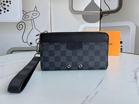 Чоловічий брендовий клатч LV (690037) сірий