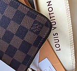 Чоловічий гаманець Louis Vuitton (60017) brown, фото 4