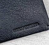 Шкіряний затискач для грошей на магніті Marco Coverna (10-555) black, фото 6