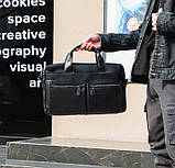 Чоловіча ділова шкіряна сумка Leather Collection (377), фото 3