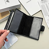 Чоловічий шкіряний гаманець на застібці GA (3028), фото 4