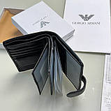 Чоловічий шкіряний гаманець на застібці GA (3028), фото 5