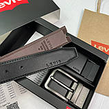 Чоловічий подарунковий набір (ремінь з двома пряжками) Levis (511), фото 6