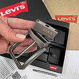 Чоловічий подарунковий набір (ремінь з двома пряжками) Levis (511), фото 10