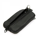 Чоловіча шкіряна чорна ключниця Leather Collection (409), фото 2