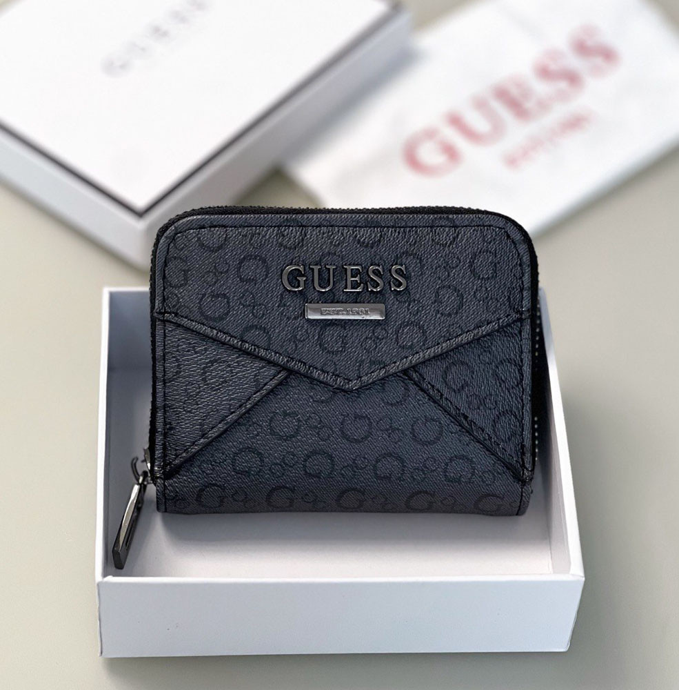 Жіночий маленький гаманець Guess (7595-1) grey