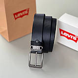 Чоловічий шкіряний брендовий ремінь (512), фото 3