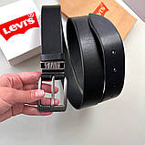 Чоловічий шкіряний брендовий ремінь (512), фото 4