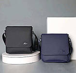 Чоловіча сумка через плече Lacoste (2027) чорна, фото 4