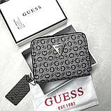 Жіночий маленький гаманець Guess (1211-1) grey, фото 2