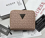 Жіночий маленький гаманець Guess (1211-1) brown, фото 4