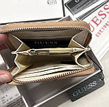 Жіночий маленький гаманець Guess (1211-1) brown, фото 5