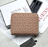 Жіночий маленький гаманець Guess (1211-1) brown, фото 6